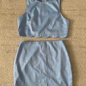 Tobi Baby Blue Two Piece